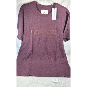 Takedown Men's Short Sleeve Respect Triblend Training Tee T-Shirt - Maroon - L